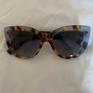 Valentino blue leopard sunglasses